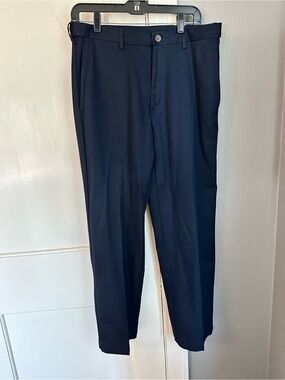 Haggar Men's Dark Navy Dress Pants
